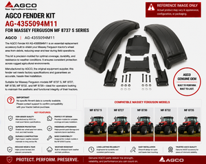 AGCO Fender Kit AG‑4355094M11 for Massey Ferguson MF 8737 S Series