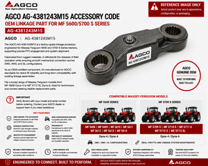 AGCO AG‑4381243M15 Accessory Code – OEM Linkage Part for MF 5600/5700 S