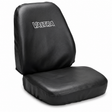 Black seat cover with 'Valtra' logo on a white background