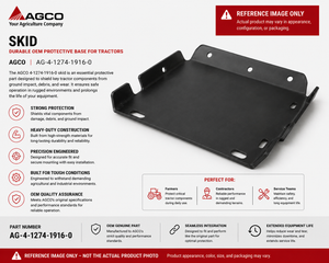 AGCO Skid Durable OEM Protective Base for Tractors | AG-4-1274-1916-0