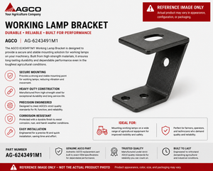 AGCO | Working Lamp Bracket | AG-6243491M1