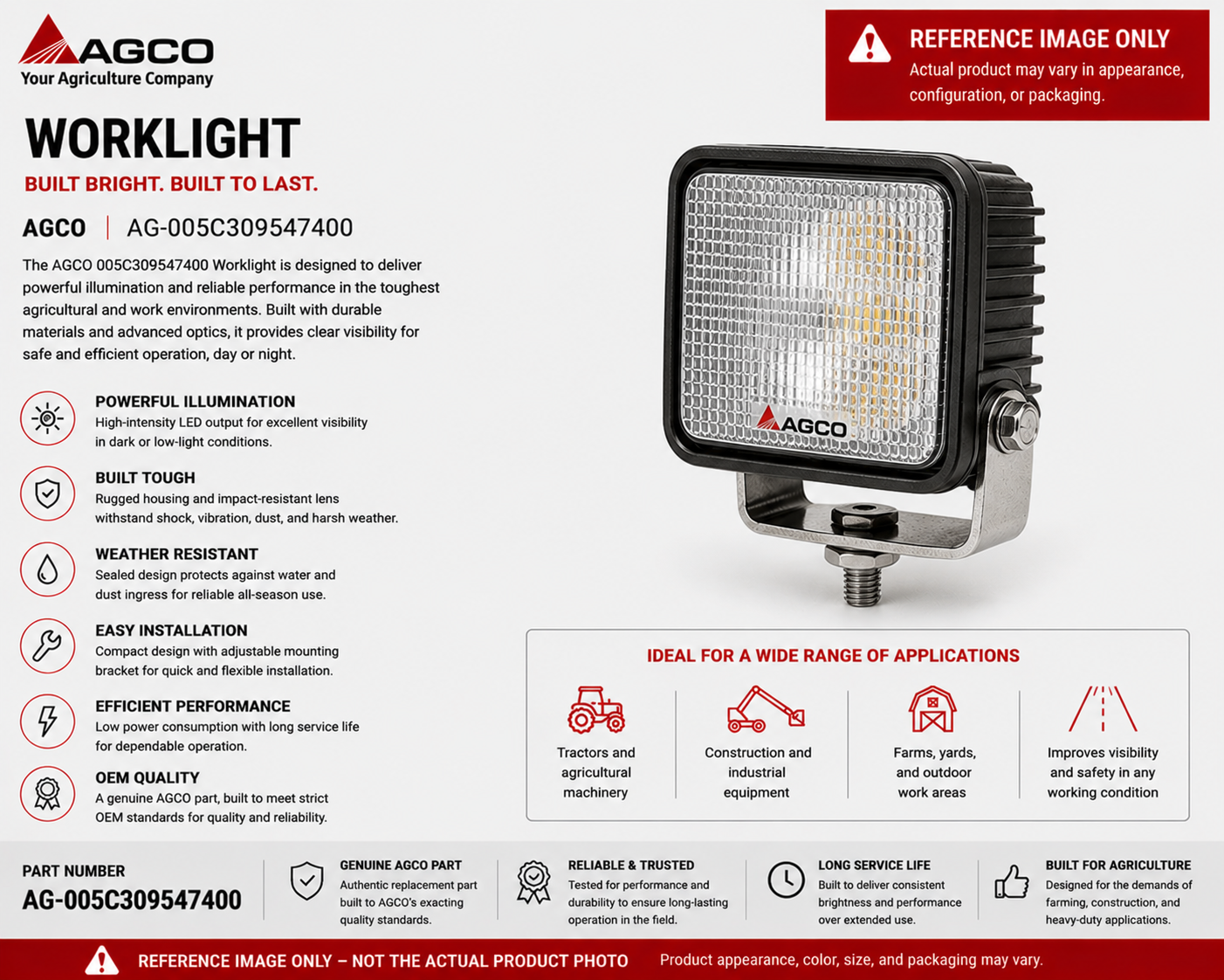 AGCO | Worklight | AG-005C309547400