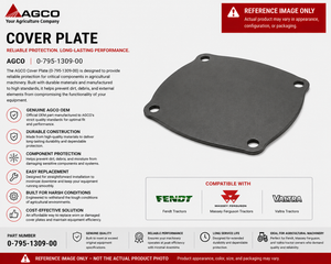 *STOCK CLEARANCE* - Cover Plate 0-795-1309-00, Genuine AGCO OEM for Fendt, Massey Ferguson
