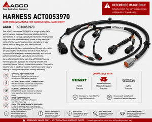 *STOCK CLEARANCE* - AGCO Harness ACT0053970 OEM Wiring Harness for Agricultural Machinery