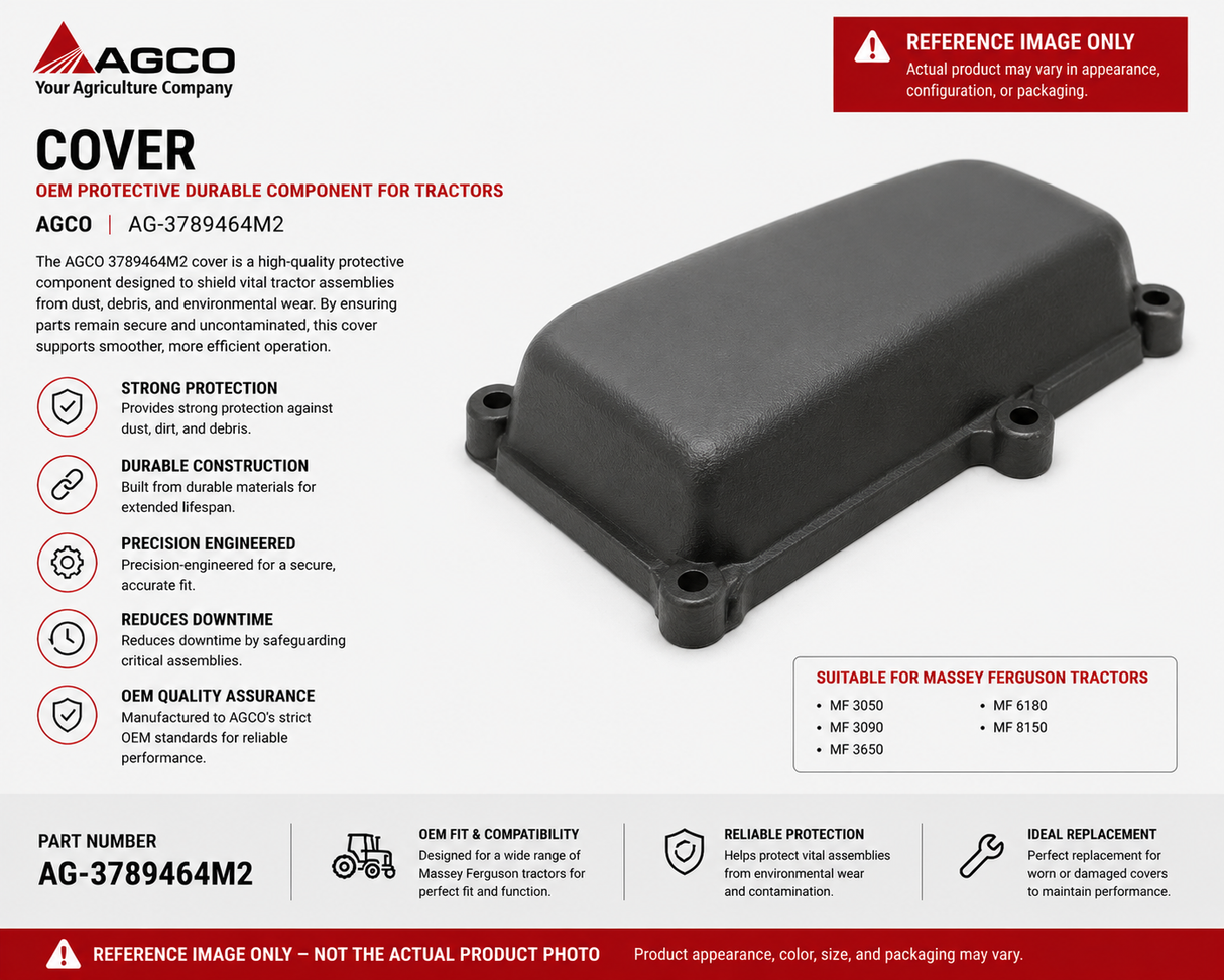 AGCO Cover OEM Protective Durable Component for Tractors | AG-3789464M2