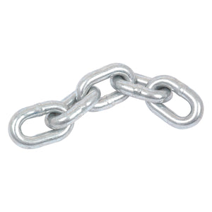A short segment of a steel chain with five oval links, branded Sparex and suitable for use as a check chain for Massey Ferguson tractors, product name Check Chain - Links: 5 - Hole Ø10x50mm (Sparex Part No. S.68).