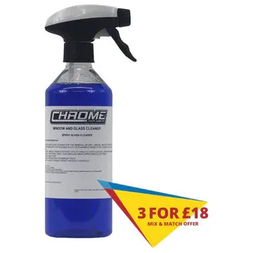 Chrome Window Cleaner – Streak-Free Glass & Window Cleaning Solution