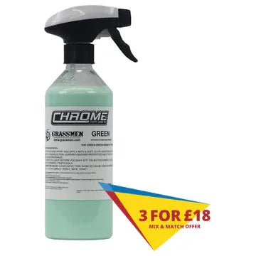 Chrome Grassmen Green – Interior Cleaner & Dressing for a Fresh, Protected Finish