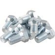 A stack of Sparex Cone Wheel Bolts (Product No. S.62298) with M16 x 1.5 x 40mm threaded ends piled together.