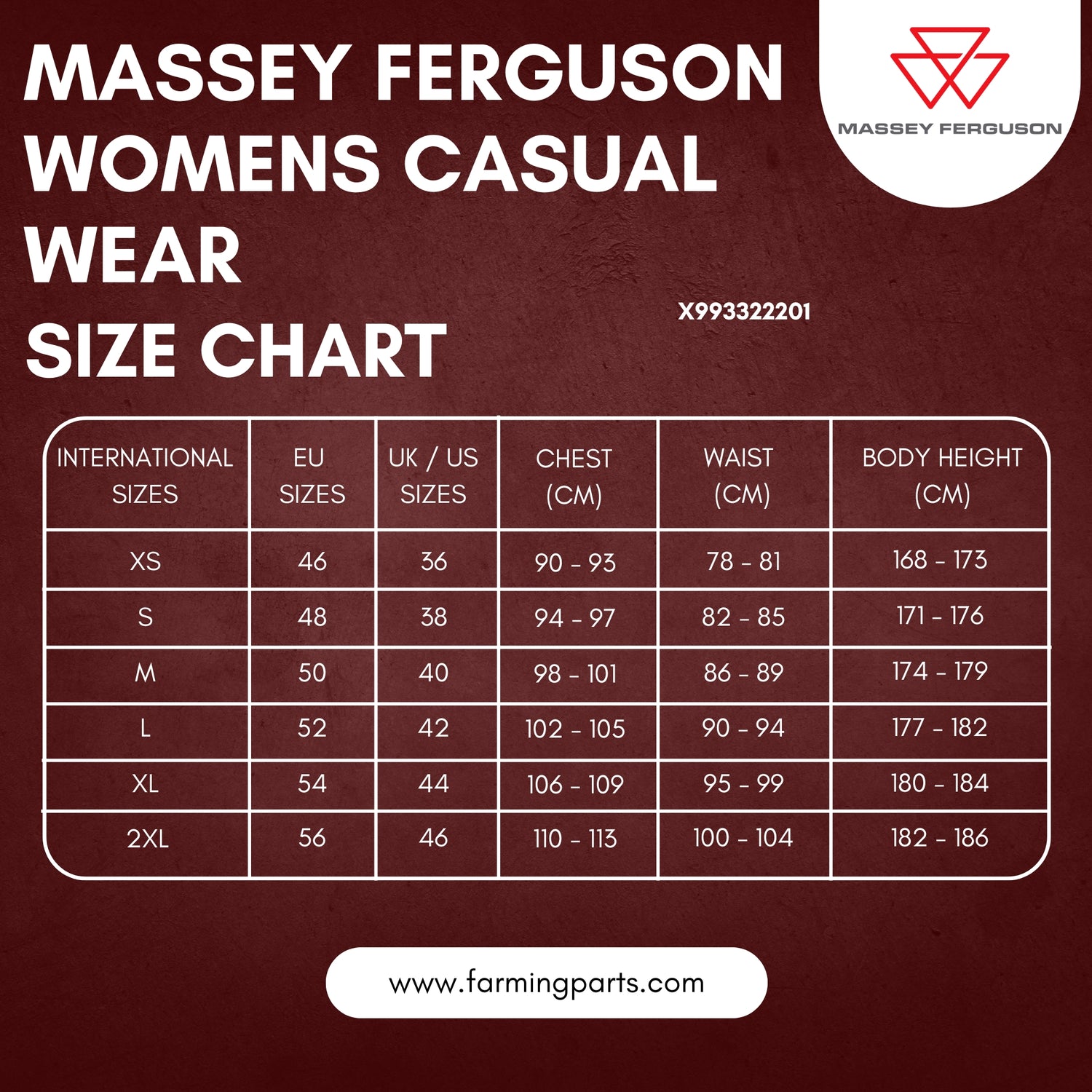 Massey Ferguson Ladies’ Black Polo Shirt – New Logo | X993322201