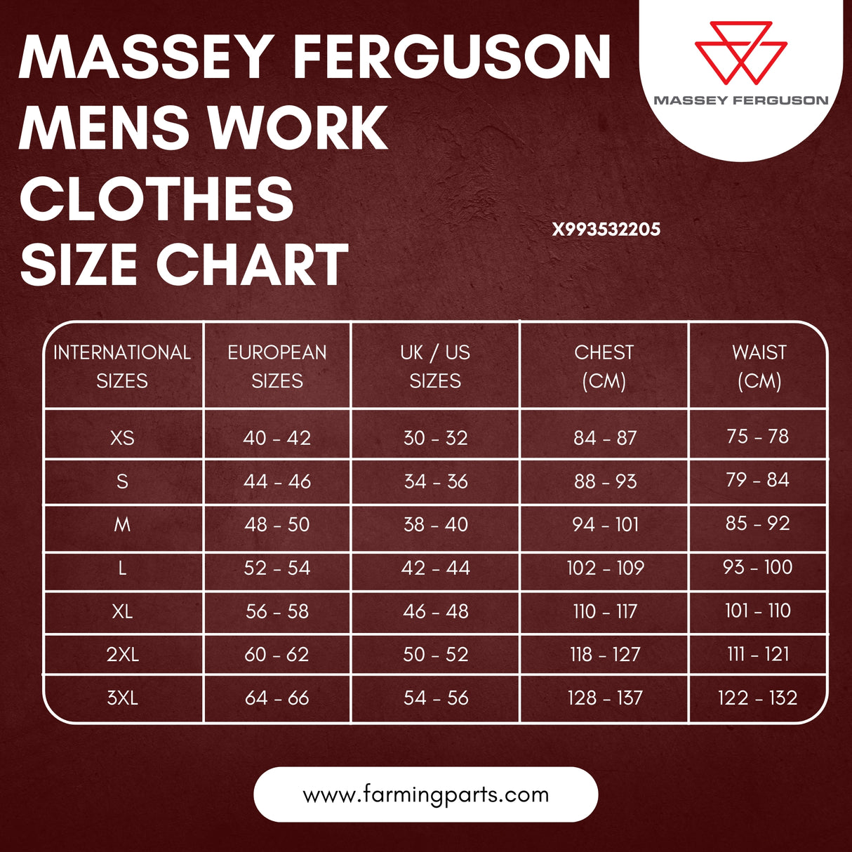 Massey Ferguson Work Bib & Brace Overalls – Durable & Comfortable | X993532205