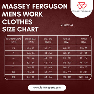 Massey Ferguson Work Bib & Brace Overalls – Durable & Comfortable | X993532205