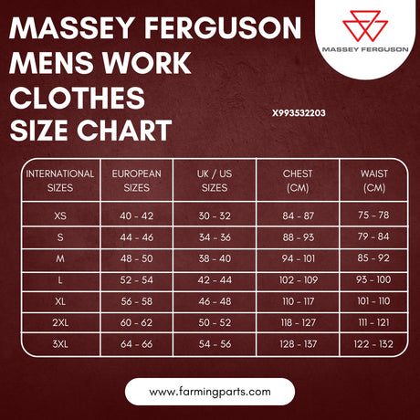 Massey Ferguson Work Trousers – Durable & Flexible PROWEAR | X993532203