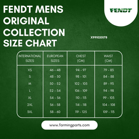 Fendt Men’s Green T-Shirt – Classic Logo Design | X991020178