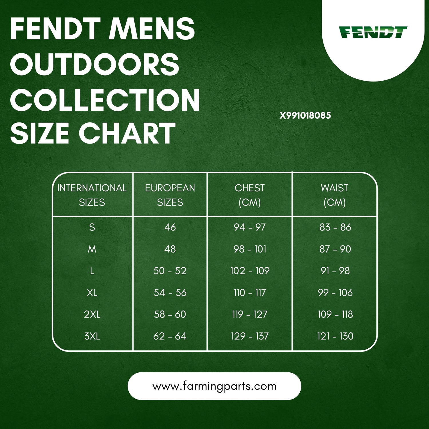 *SPECIAL PRICE* - Fendt Men’s Winter Jacket – Warm & Durable Workwear | X991018085