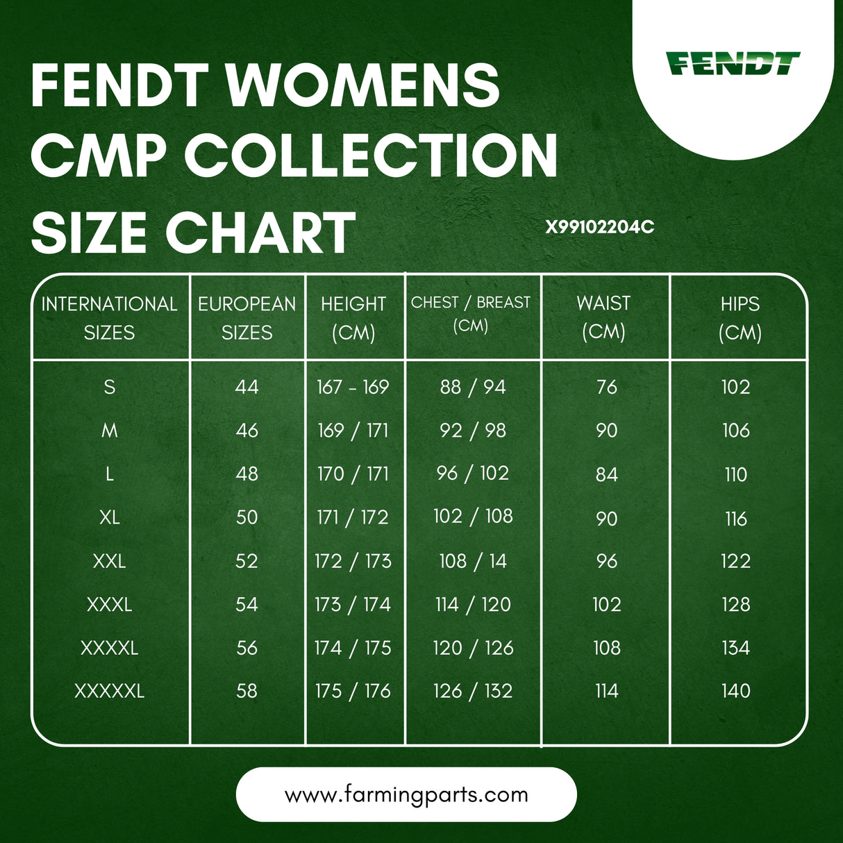 Fendt Women’s Hybrid Jacket – Water-Resistant & Lightweight | X99102204C
