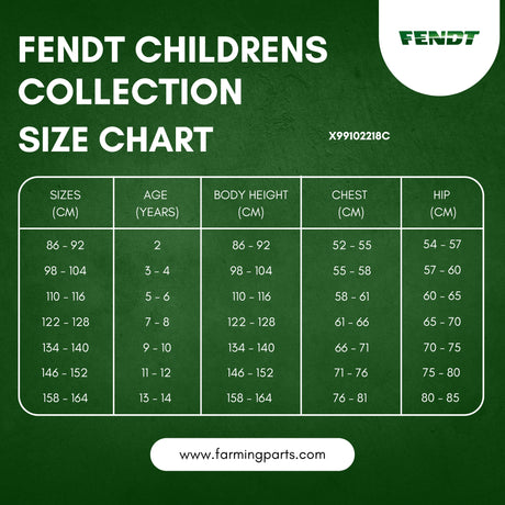 Fendt Kids Farm Clothing Bundle – T-Shirt, Bib & Brace Overalls & Gloves