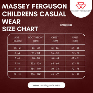 Massey Ferguson Kids Clothing Bundle – Hoodie, T-Shirt & Cap