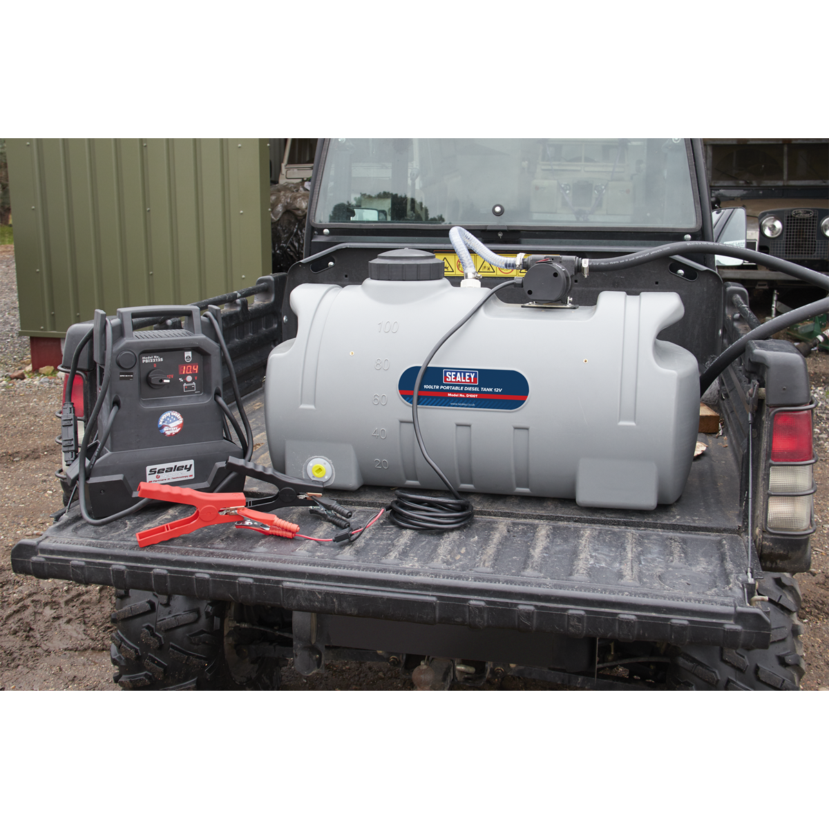 Portable Diesel Tank 100L 12V - D100T - Farming Parts