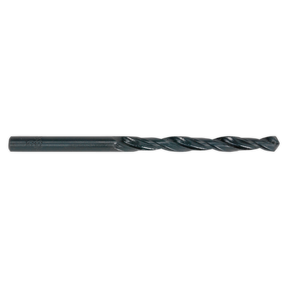 A close-up image of a Sealey HSS Roll Forged Drill Bit Ø12.5mm (Pack of 5 - DB125RF) designed for drilling into materials such as wood, plastic, or metal; perfect for use with both hand and pillar drills.