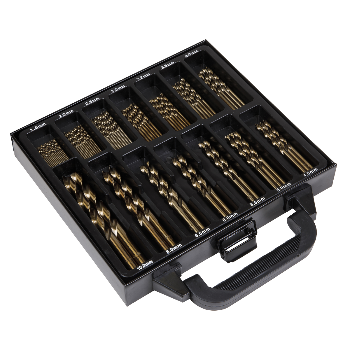 Drill Bit Set HSS Cobalt Fully Ground 99pc - DBS99CB - Farming Parts