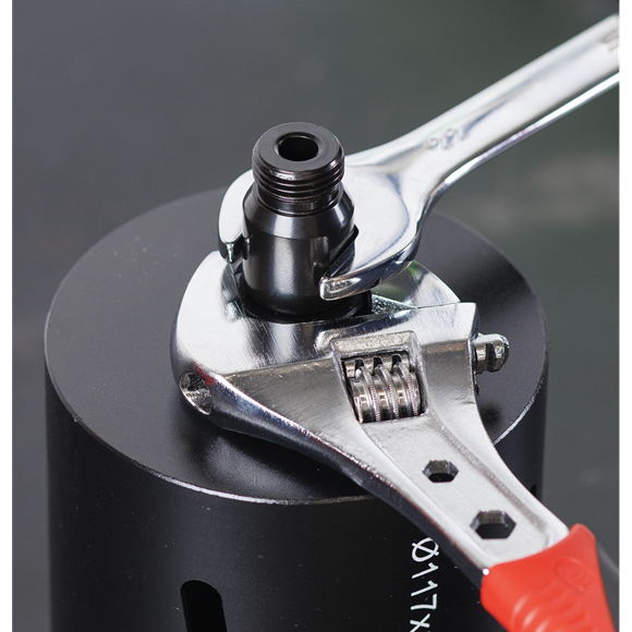 Sealey Diamond Core Drill Adaptor Through Hole 1/2"BSP Male DCD01