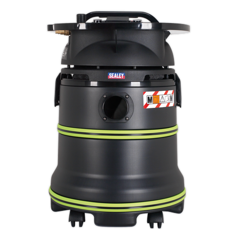 Vacuum Cleaner Industrial Dust-Free Wet/Dry 35L 1000W/230V Plastic Drum M-Class Self-Clean Filter - DFS35M - Farming Parts
