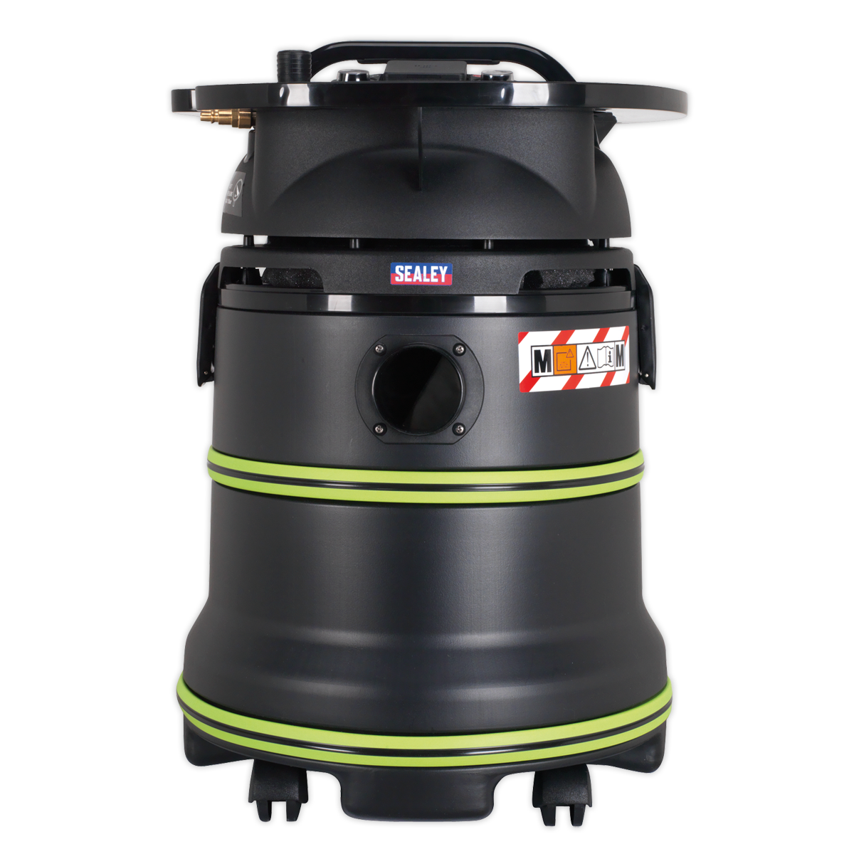 Vacuum Cleaner Industrial Dust-Free Wet/Dry 35L 1000W/230V Plastic Drum M-Class Self-Clean Filter - DFS35M - Farming Parts