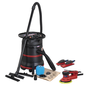 M Class Dust Free Sanding Kit with Electric Brushless Palm Sander - DFSK02 - Farming Parts