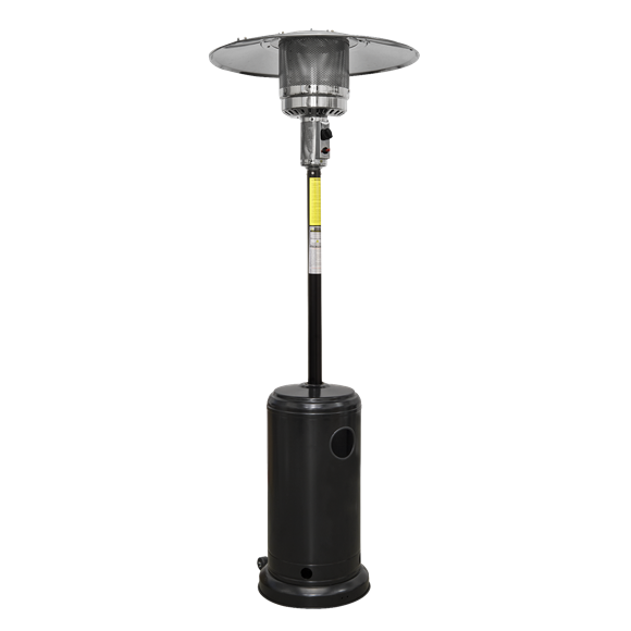 Sealey | Dellonda Outdoor Garden Gas Patio Heater 13kW Commercial & Domestic Use, Black - DG1