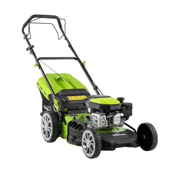 Sealey | Dellonda Self-Propelled Petrol Lawnmower Grass Cutter with Height Adjustment & Grass Bag 144cc 18"/46cm 4-Stroke Engine - DG101