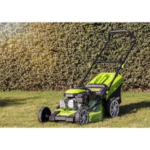 Sealey | Dellonda Self-Propelled Petrol Lawnmower Grass Cutter with Height Adjustment & Grass Bag 170cc 20"/51cm 4-Stroke Engine - DG102