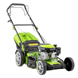 Sealey | Dellonda Self-Propelled Petrol Lawnmower Grass Cutter with Height Adjustment & Grass Bag 170cc 20"/51cm 4-Stroke Engine - DG102