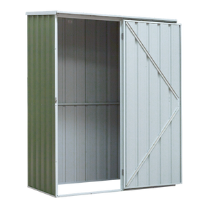 Sealey | Dellonda Galvanized Steel Storage Shed with Pent Style Roof 150 x 80 x 190cm - Green - DG113