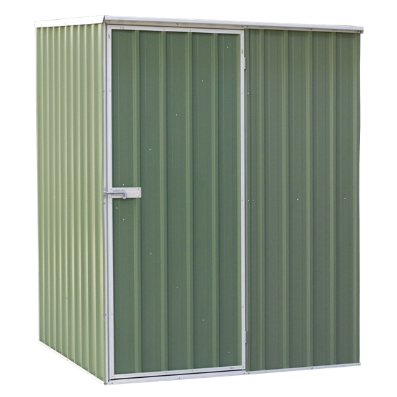 Sealey | Dellonda Galvanized Steel Storage Shed with Pent Style Roof 151 x 151 x 200cm - Green - DG114