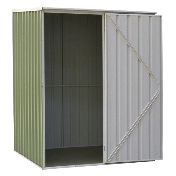 Sealey | Dellonda Galvanized Steel Storage Shed with Pent Style Roof 151 x 151 x 200cm - Green - DG114