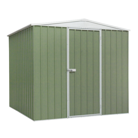 Sealey | Dellonda Galvanized Steel Storage Shed with Apex Style Roof 230 x 230 x 220cm - Green - DG115