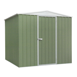 Sealey | Dellonda Galvanized Steel Storage Shed with Apex Style Roof 230 x 230 x 220cm - Green - DG115