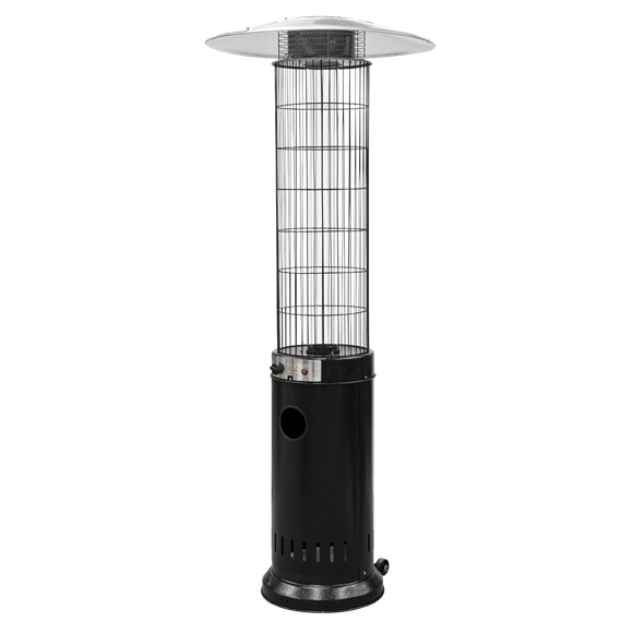 Sealey | Dellonda Gas Patio Heater 13kW for Commercial & Domestic Use, Black - DG124