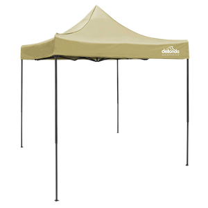 Sealey | Dellonda Premium 2x2m Pop-Up Gazebo, Heavy Duty, PVC Coated, Water Resistant Fabric, Supplied with Carry Bag, Rope, Stakes & Weight Bags - Beige Canopy - DG126