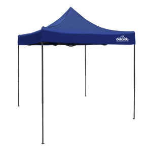 Sealey | Dellonda Premium 2x2m Pop-Up Gazebo, Heavy Duty, PVC Coated, Water Resistant Fabric, Supplied with Carry Bag, Rope, Stakes & Weight Bags - Blue Canopy - DG127