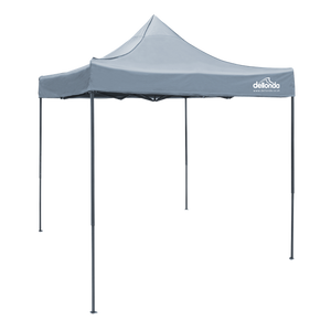 Sealey | Dellonda Premium 2x2m Pop-Up Gazebo, Heavy Duty, PVC Coated, Water Resistant Fabric, Supplied with Carry Bag, Rope, Stakes & Weight Bags - Grey Canopy - DG129