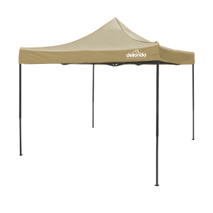 Sealey | Dellonda Premium 3 x 3m Pop-Up Gazebo, PVC Coated, Water Resistant Fabric, Supplied with Carry Bag, Rope, Stakes & Weight Bags - Beige Canopy - DG130