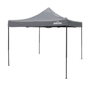 Sealey | Dellonda Premium 3 x 3m Pop-Up Gazebo, PVC Coated, Water Resistant Fabric, Supplied with Carry Bag, Rope, Stakes & Weight Bags - Grey Canopy - DG133