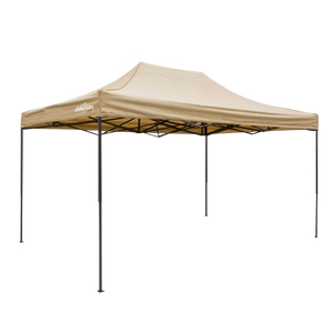 Sealey | Dellonda Premium 3 x 4.5m Pop-Up Gazebo, Heavy Duty, PVC Coated, Water Resistant Fabric, Supplied with Carry Bag, Rope, Stakes & Weight Bags - Beige Canopy - DG134