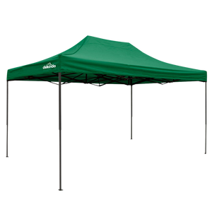 Sealey | Dellonda Premium 3 x 4.5m Pop-Up Gazebo, Heavy Duty, PVC Coated, Water Resistant Fabric, Supplied with Carry Bag, Rope, Stakes & Weight Bags - Dark Green Canopy - DG136