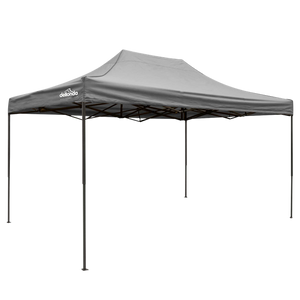 Sealey | Dellonda Premium 3 x 4.5m Pop-Up Gazebo, Heavy Duty, PVC Coated, Water Resistant Fabric, Supplied with Carry Bag, Rope, Stakes & Weight Bags - Grey Canopy - DG137