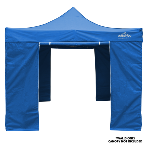 Sealey | Dellonda Premium Gazebo/Marquee Side Walls/Doors/Windows, Fits 3 x 3m Models - Blue - DG147