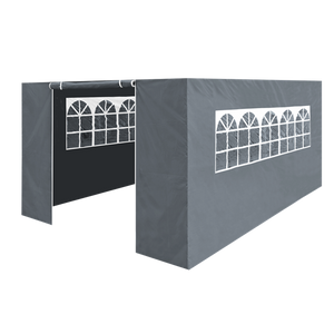 Sealey | Dellonda Premium Side Walls/Doors/Windows for Gazebo/Marquee, Fits 3 x 4.5m Models - Grey - DG153