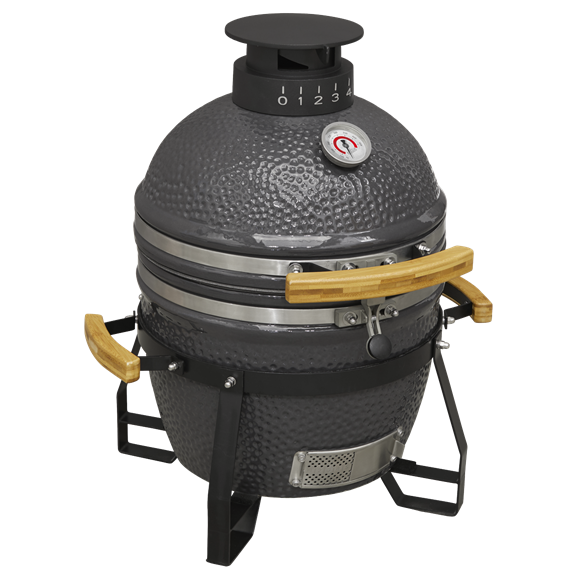 Sealey | Dellonda Deluxe 16"(40cm) Ceramic Kamado Style BBQ - DG158